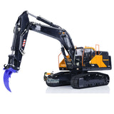 1/14 Hydraulic Remote Control Excavator EC380 Metal RC Construction Truck Model W/ Hydraulic Grab Metal Ripper Buckets Transmitter