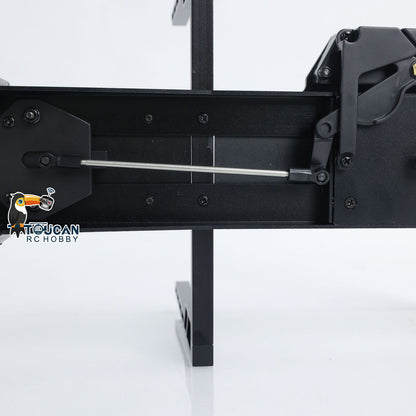 1/14 Maßstab 3 Achsen Toucanrc Fernbedienung Holz LKW Stange Traktor Pritsche Sattelauflieger LKW KIT Modell W/O ESC Servo Motor