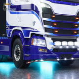 TOUCAN 770S 1/14 Remote Control Tractor Truck 2Speed RTR Model 6x6 Metal Chassis Axle Lock RC Lorry Car Flysky ST8 Radio Smoke