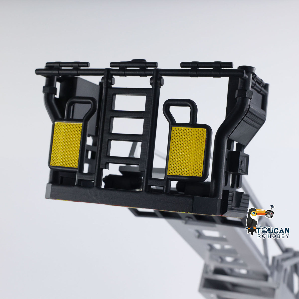 In Stock 1/14 4X2 Metal Chassis Electric Lift Ladder Car RC Fire Truck Construction Vehicle ST8 Radio 2Speed Light Sound System