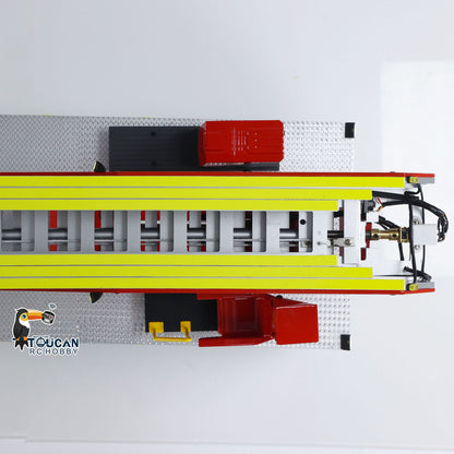 1/14 Leiterwagen 3363 RC Feuerwehrauto 4X2 Antrieb Metallchassis ST8 Funksteuerung 2-Gang-Getriebe Betriebsbereit Lackiertes Zusammengebautes Auto