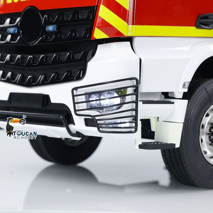 1/14 Leiterwagen 3363 RC Feuerwehrauto 4X2 Antrieb Metallchassis ST8 Funksteuerung 2-Gang-Getriebe Betriebsbereit Lackiertes Zusammengebautes Auto