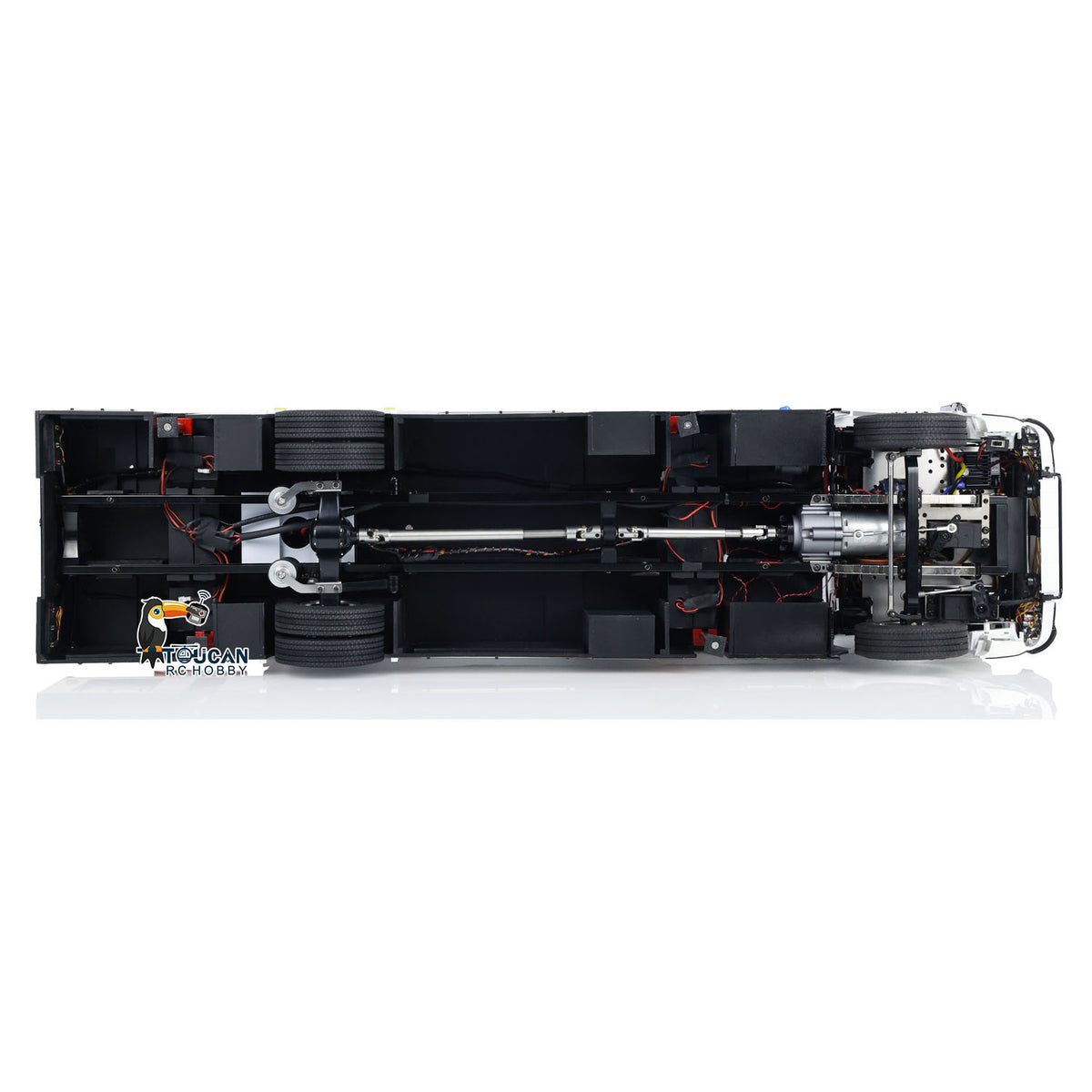 1/14 Leiterwagen 3363 RC Feuerwehrauto 4X2 Antrieb Metallchassis ST8 Funksteuerung 2-Gang-Getriebe Betriebsbereit Lackiertes Zusammengebautes Auto