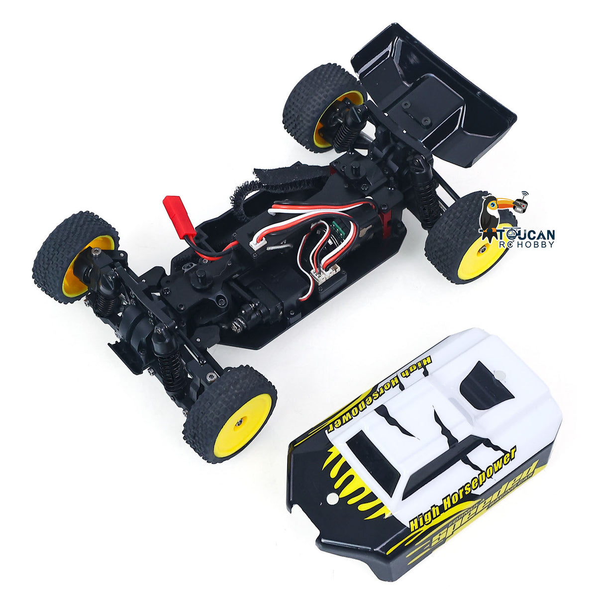 TOUCAN RC HOBBY Fast Free Shipping1/24 Electric Remote Control Off Road Car 2401BH 50KM/H High Speed Metal Chassis Brushless Motor Hydraulic Shock Absorbers