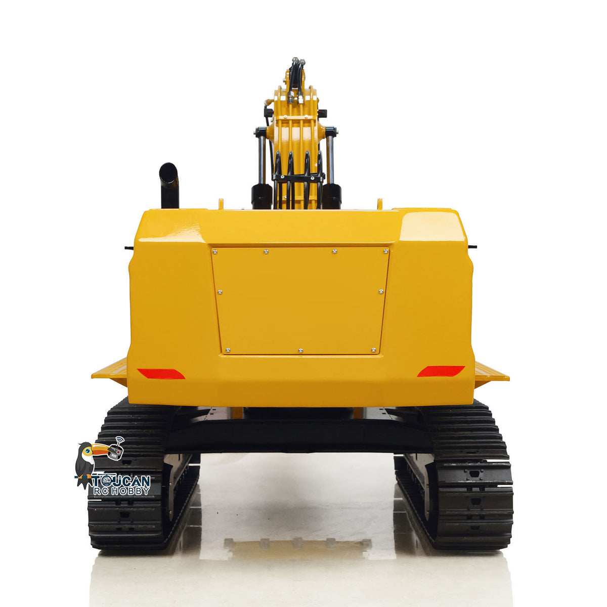 TOUCAN RC HOBBY TYMX 395 Metal 1/8 RC Hydraulic Excavator Remote Control Digger 3-way directional valve for Model Collectors