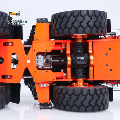 In Stock TOUCAN RC HOBBY 1/14 RC Hydraulic Loader JDM 198 Remote Control Construction Truck for ZW370 Model 2-Speed Transmission FlySky ST8 Radio CNC Machined Metal Parts