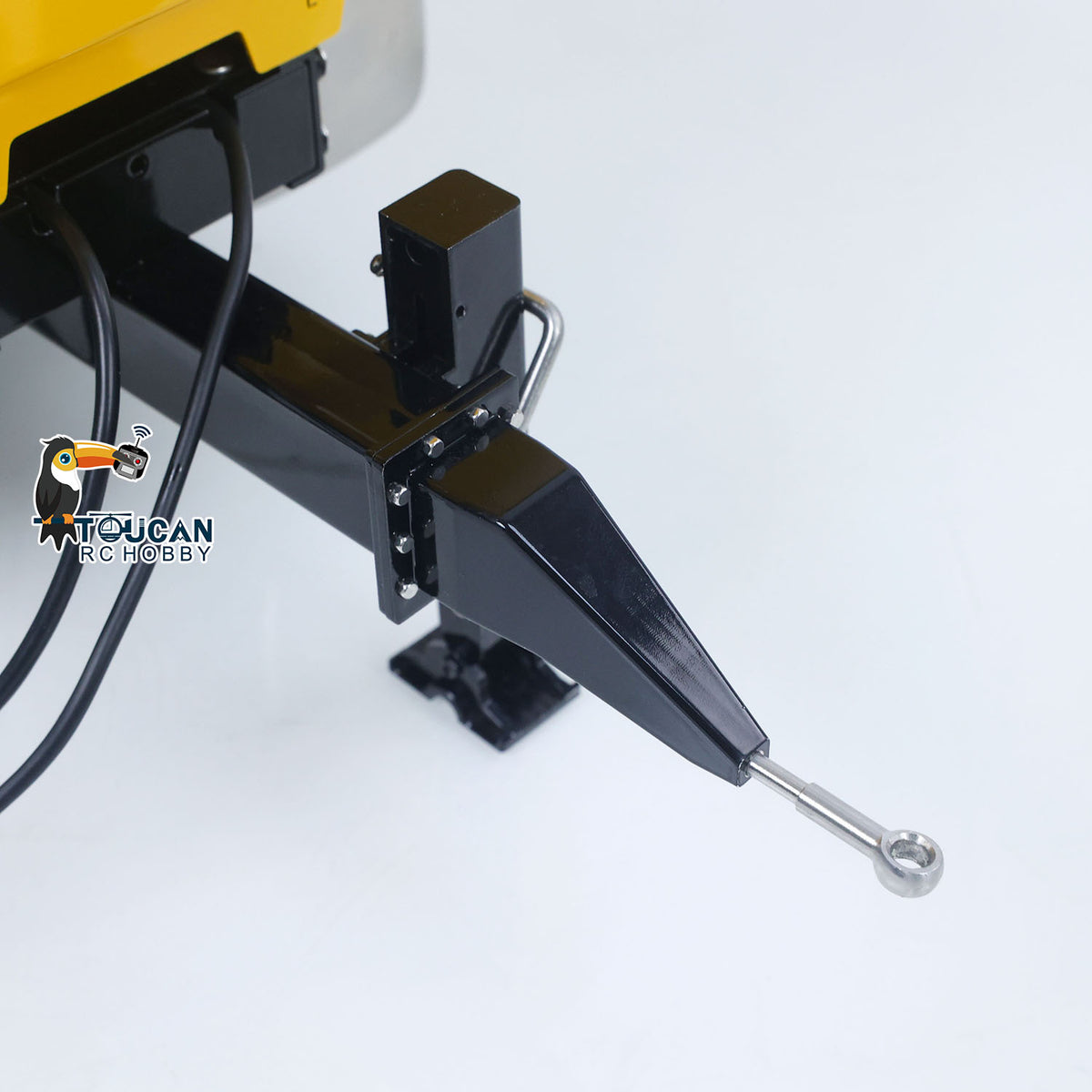 CUT Model 1/14 Metal 2Axles Hydraulic Dump Trailer KIT for LR914 Radio Controlled Excavator Construction Vehicle RC Digger