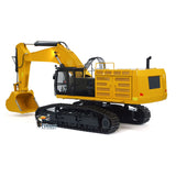 1/8 Metal Remote Control Hydraulic Excavator 390F Heavy Duty 3CH Valves RC Construction Vehicle Models Flysky PL18EV Radio
