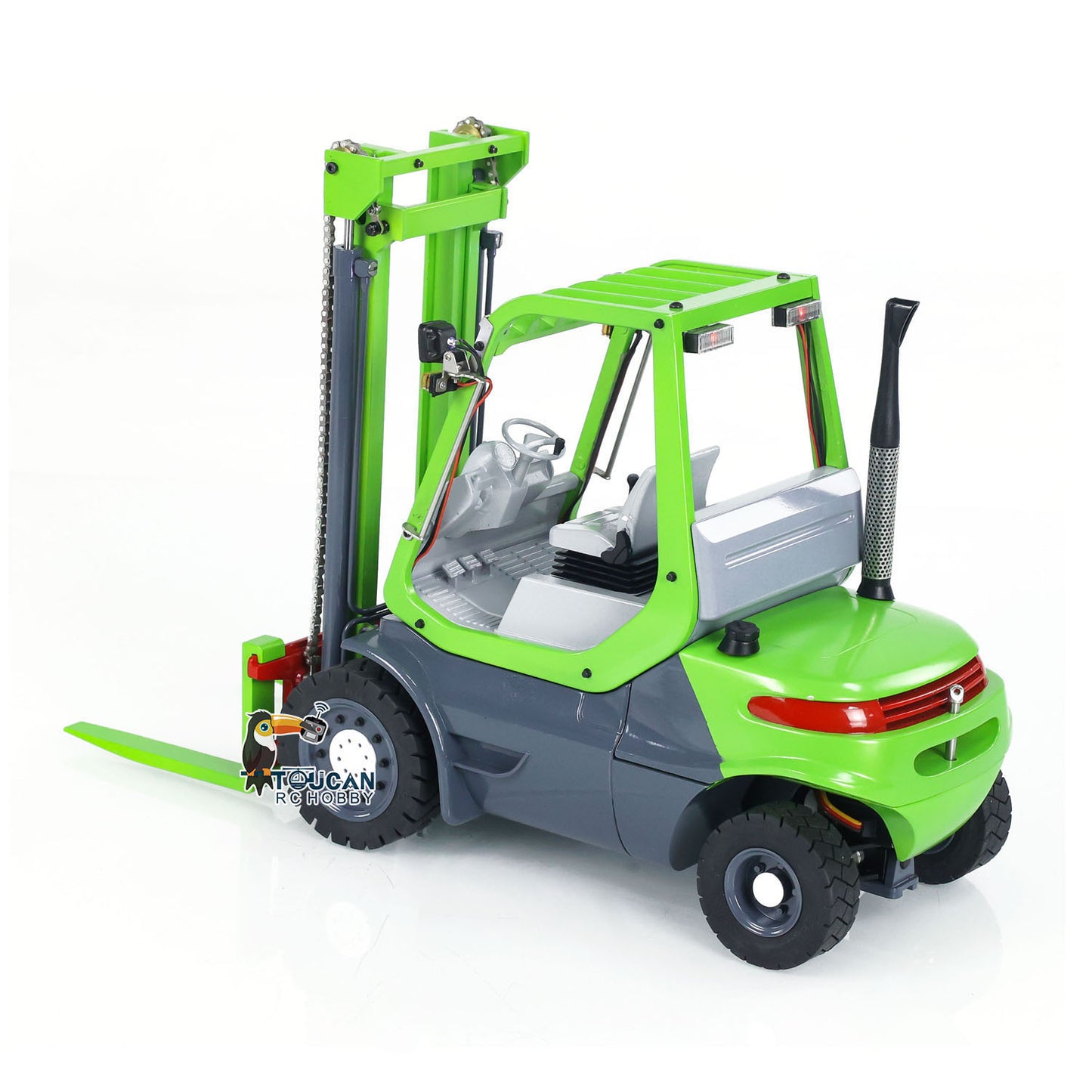 1/14 Skala RC Hydraulische Gabelstapler Metall Rädern Transfer Fahrzeug RTR Folk Lift Truck Licht Sound