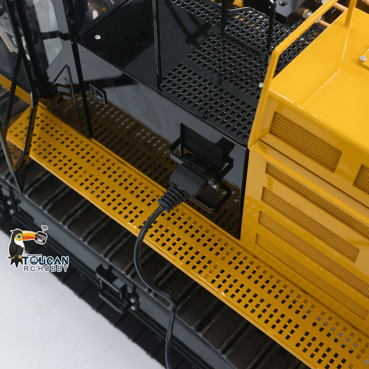 TOUCAN RC HOBBY TYMX BA-390F 1/8 Metal RC Hydraulic Excavator Construction Vehicle 3-way Directional Valve for Model Collectors