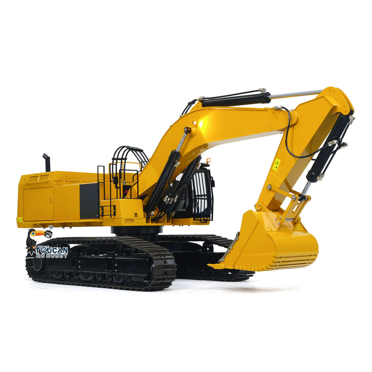 TOUCAN RC HOBBY TYMX BA-390F 1/8 Metal RC Hydraulic Excavator Construction Vehicle 3-way Directional Valve for Model Collectors