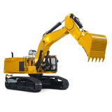 Metal Assembled Painted Hydraulic 1/8 390F RC Excavator Heavy Duty Construction Vehicles Hobby Models Light Sound System