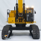 Metal Assembled Painted Hydraulic 1/8 390F RC Excavator Heavy Duty Construction Vehicles Hobby Models Light Sound System