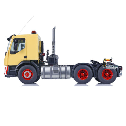 TOUCAN, lackiert, zusammengebaut, 6x6 RC-Sattelzugmaschine, 3-achsiges ferngesteuertes Auto, 1/14, Allradmodell, Licht- und Soundsystem