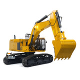 Metal Assembled Painted Hydraulic 1/8 390F RC Excavator Heavy Duty Construction Vehicles Hobby Models Light Sound System