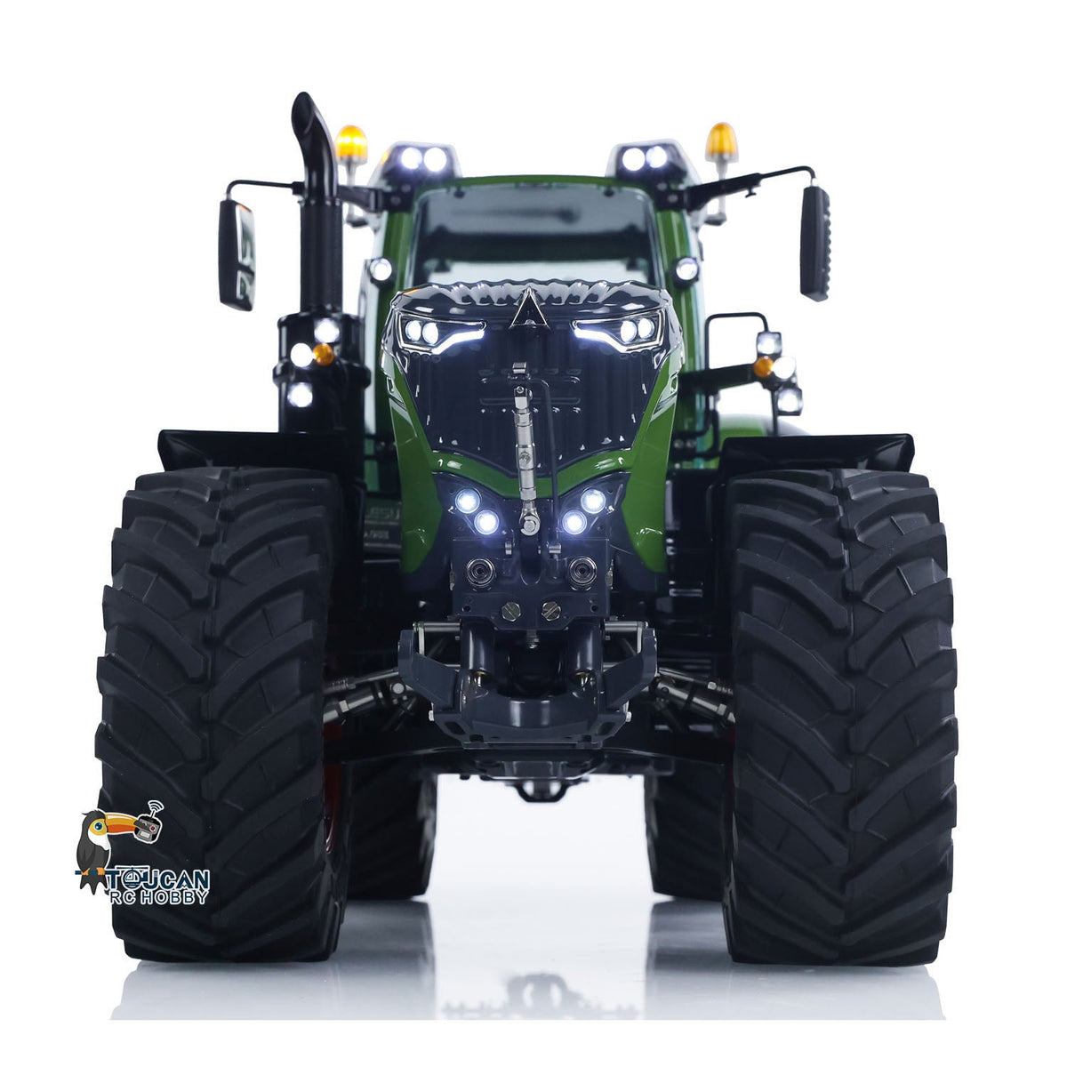 TOUCAN RC HOBBY 4WD Brand New LESU AOUE 1050 1/14 Metal Hydraulic RC Tractor Radio Control Vehicle Light Sound 4X4 Emulated Agricultural Car Hobby Models
