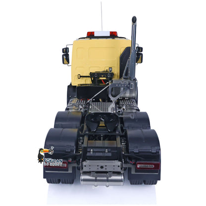 TOUCAN, lackiert, zusammengebaut, 6x6 RC-Sattelzugmaschine, 3-achsiges ferngesteuertes Auto, 1/14, Allradmodell, Licht- und Soundsystem