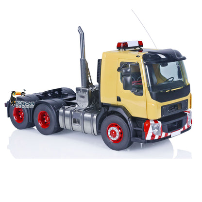 TOUCAN, lackiert, zusammengebaut, 6x6 RC-Sattelzugmaschine, 3-achsiges ferngesteuertes Auto, 1/14, Allradmodell, Licht- und Soundsystem