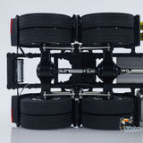 3363 RC Lorry Car 1/14 Radio Controlled Tractor Truck Model 6x6 NO Lock Differential Axle 2Speed 10CH Radio Brush Motor ESC