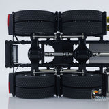 RTR 1/14 RC Tractor Truck Radio Battery Metal NO Lock Differential Axles 2Speed Gearbox 6*6 Lorry Car Model for TAMIYA Trailer