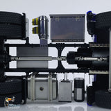 3363 RC Lorry Car 1/14 Radio Controlled Tractor Truck Model 6x6 NO Lock Differential Axle 2Speed 10CH Radio Brush Motor ESC