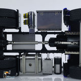 3363 RC Lorry Car 1/14 Radio Controlled Tractor Truck Model 6x6 NO Lock Differential Axle 2Speed 10CH Radio Brush Motor ESC