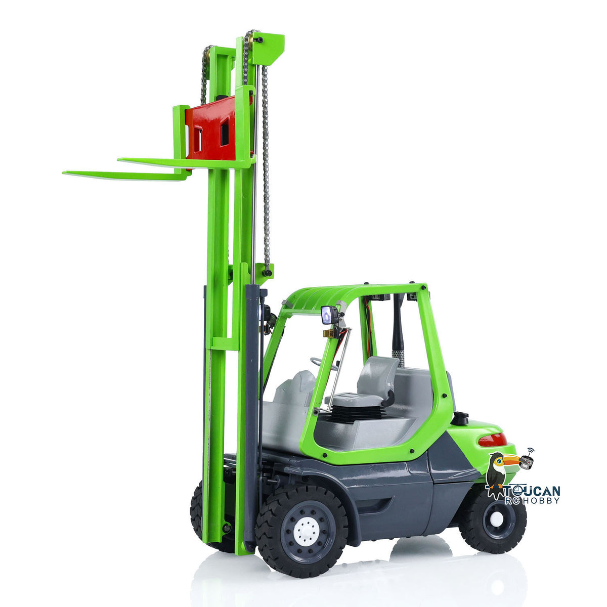 1/14 Skala RC Hydraulische Gabelstapler Metall Rädern Transfer Fahrzeug RTR Folk Lift Truck Licht Sound