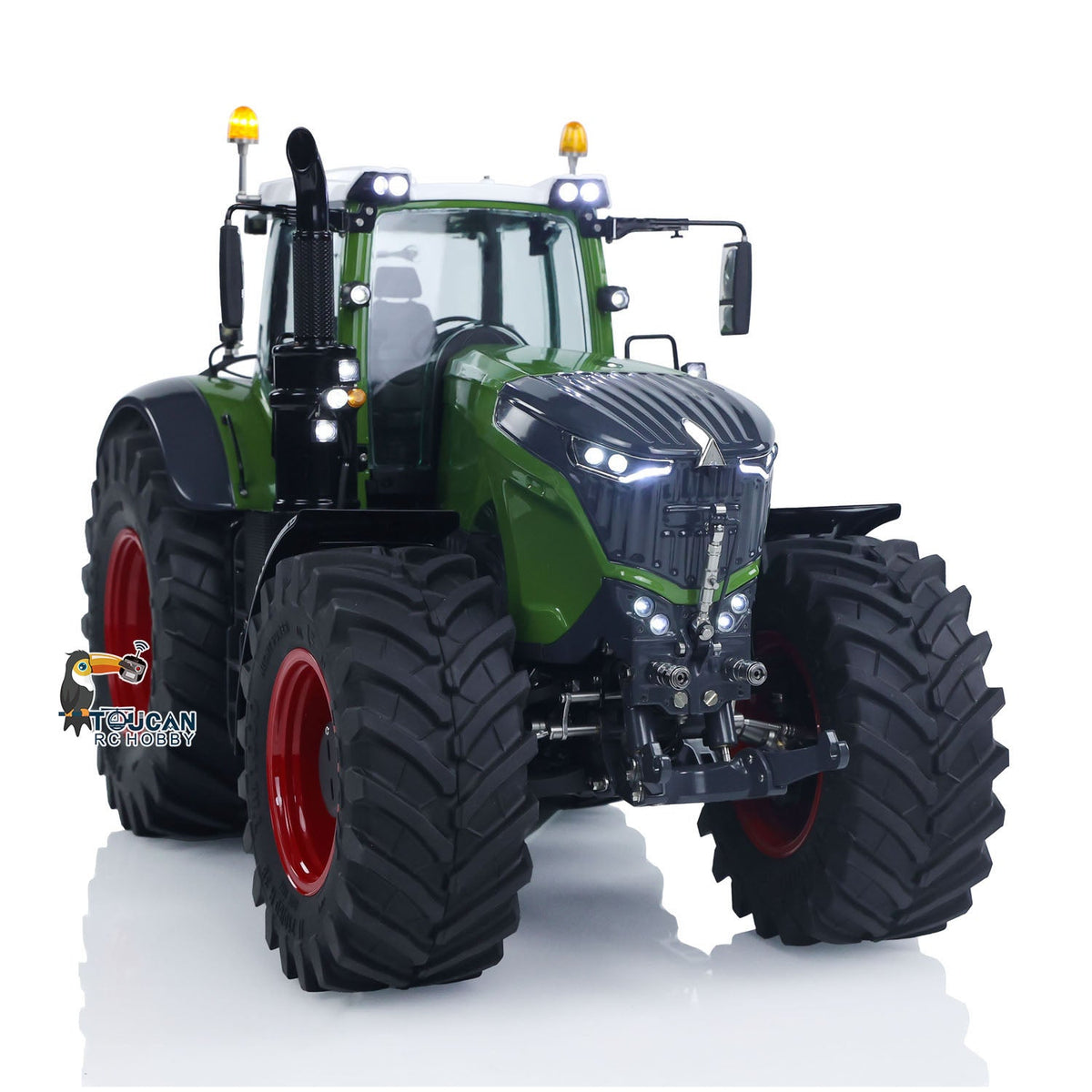 TOUCAN RC HOBBY 4WD Brand New LESU AOUE 1050 1/14 Metal Hydraulic RC Tractor Radio Control Vehicle Light Sound 4X4 Emulated Agricultural Car Hobby Models