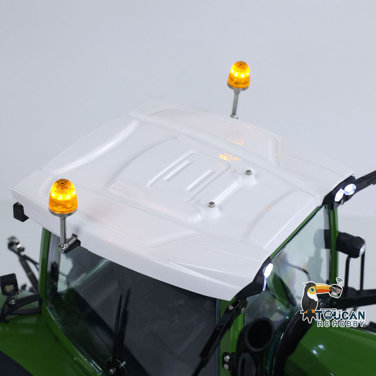 TOUCAN RC HOBBY 4WD Brand New LESU AOUE 1050 1/14 Metal Hydraulic RC Tractor Radio Control Vehicle Light Sound 4X4 Emulated Agricultural Car Hobby Models