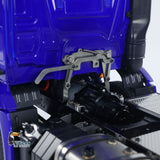 RTR 1/14 RC Tractor Truck Radio Battery Metal NO Lock Differential Axles 2Speed Gearbox 6*6 Lorry Car Model for TAMIYA Trailer