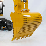 1/8 Metal Remote Control Hydraulic Excavator 390F Heavy Duty 3CH Valves RC Construction Vehicle Models Flysky PL18EV Radio