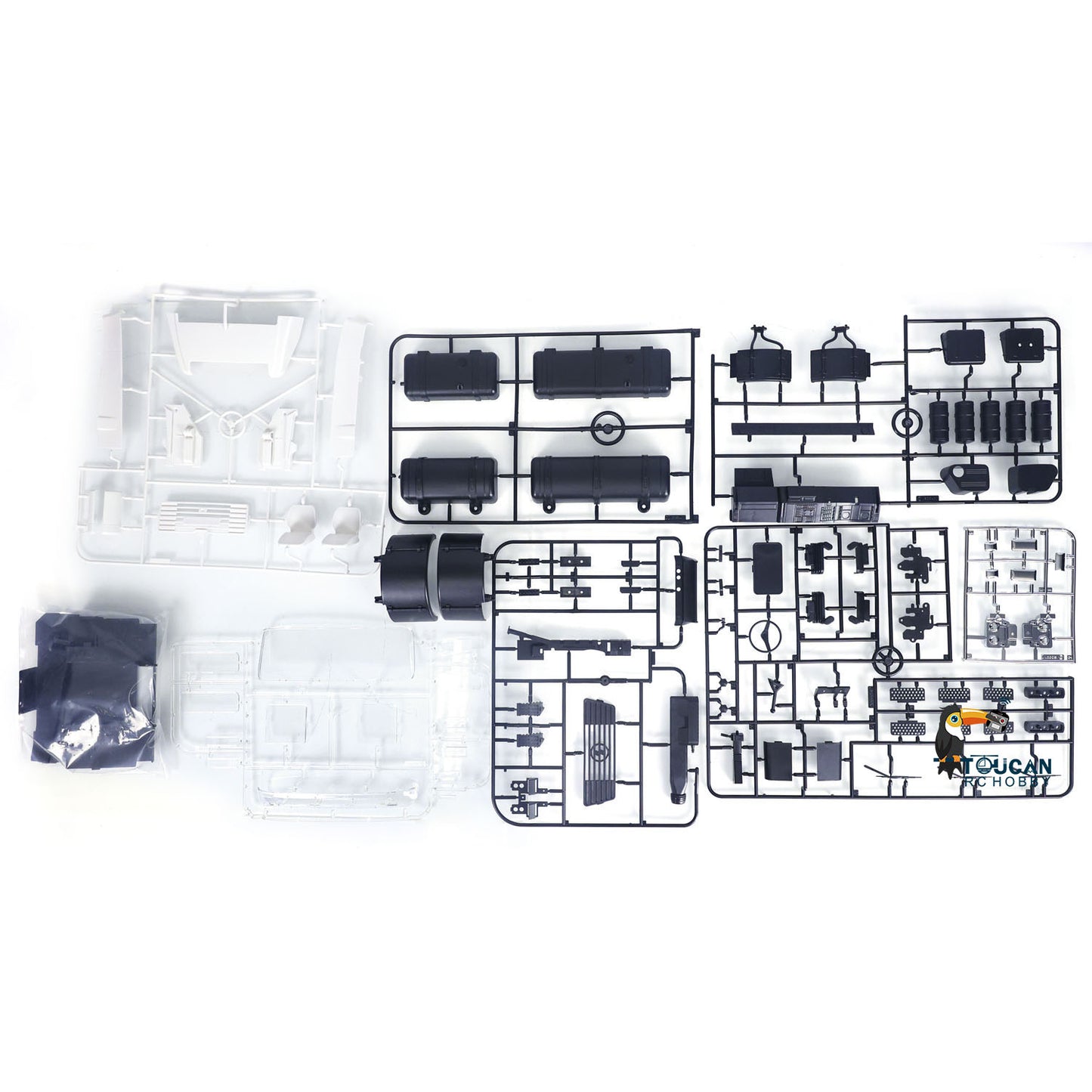 JXMODEL 1/14 6x4 Metall RC Hydraulischer Absetzkipper Funkgesteuerter LKW VL18U F2000 Schwenkarmautos Modellbausatz Licht-Soundsystem