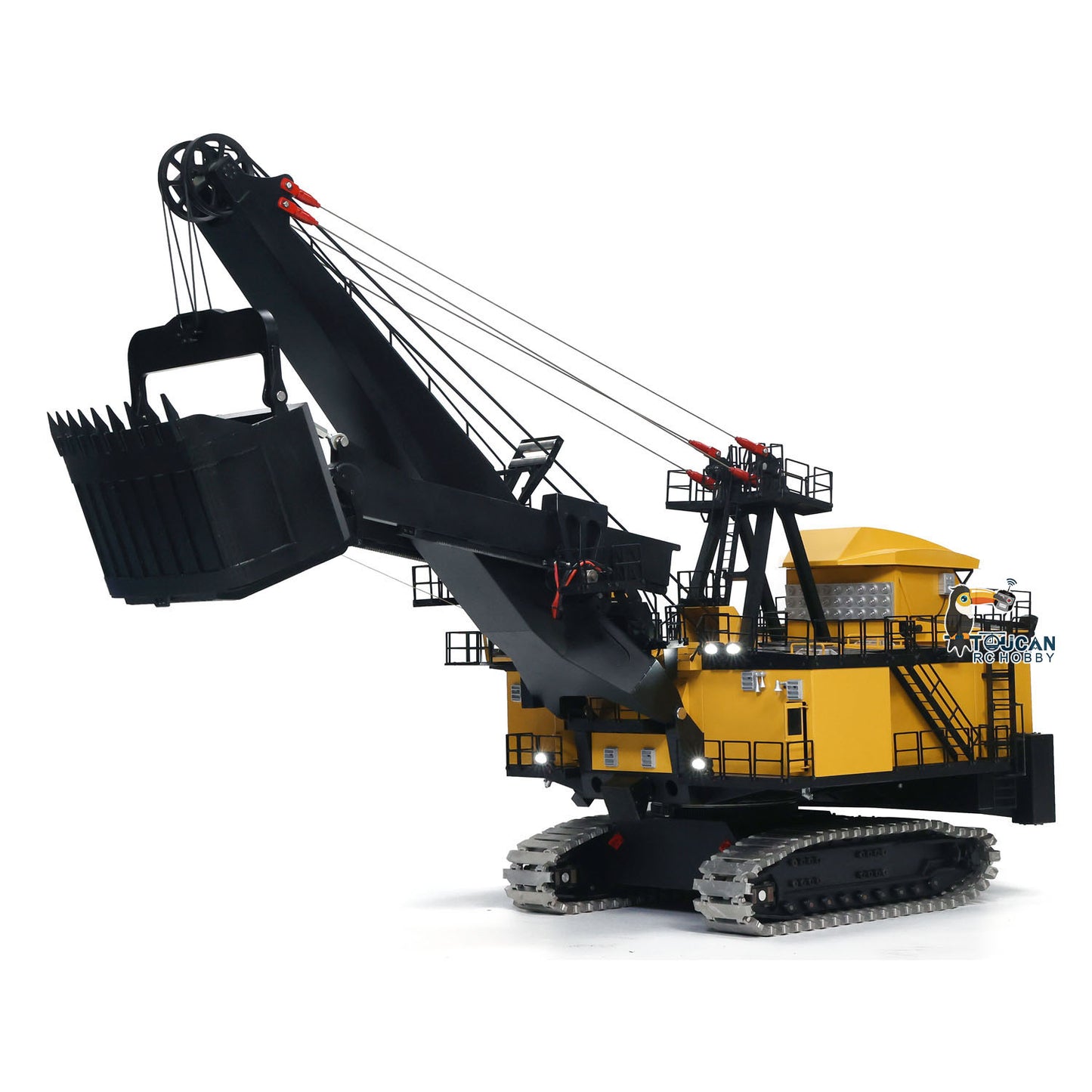 1/25 Metall 4100 RC Elektroseilschaufelbagger Mining Digger P-H4100 RTR Schwere Ausrüstung Maschine Fernbedienung Lichtsystem