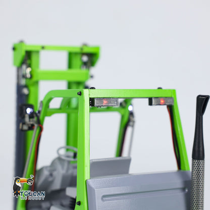 1/14 Skala RC Hydraulische Gabelstapler Metall Rädern Transfer Fahrzeug RTR Folk Lift Truck Licht Sound
