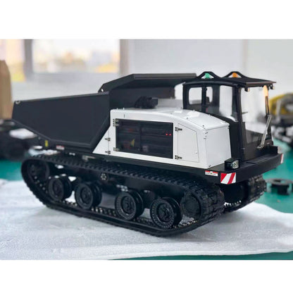 Super Frog T14R Panther 1/14 RC Hydraulischer Raupen-Muldenkipper Fernbedienung Metallkettenkipper Baufahrzeuge Frsky X14