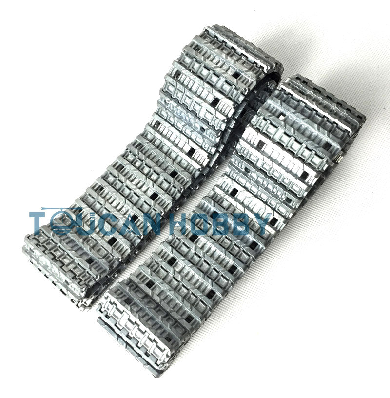 Metal Tracks Sprockets Idlers Guard Plate Machine Gun Turret Side Armor Hull Decoration For Henglong 1/16 RC 3888A Tank Model