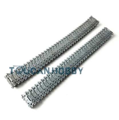 Metal Tracks Idlers Sprockets Road Wheels Suspension Bars Decal For Henglong 1/16 Scale Walker Bulldog RC Tank 3839 Model Replacement Parts