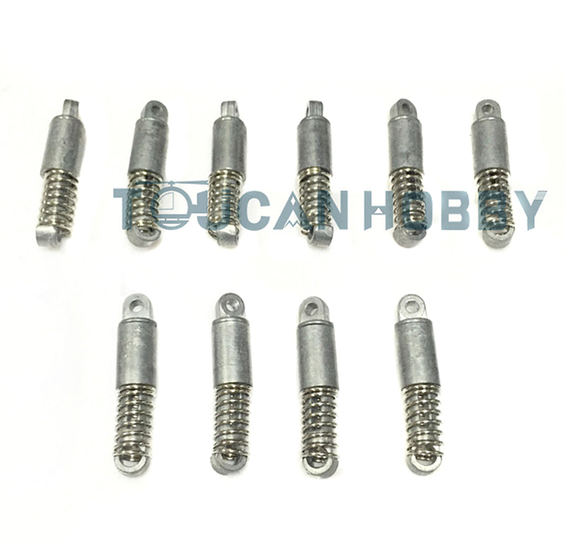 Metal Tracks Idlers Sprockets Road Wheels Suspension Bars Decal For Henglong 1/16 Scale Walker Bulldog RC Tank 3839 Model Replacement Parts