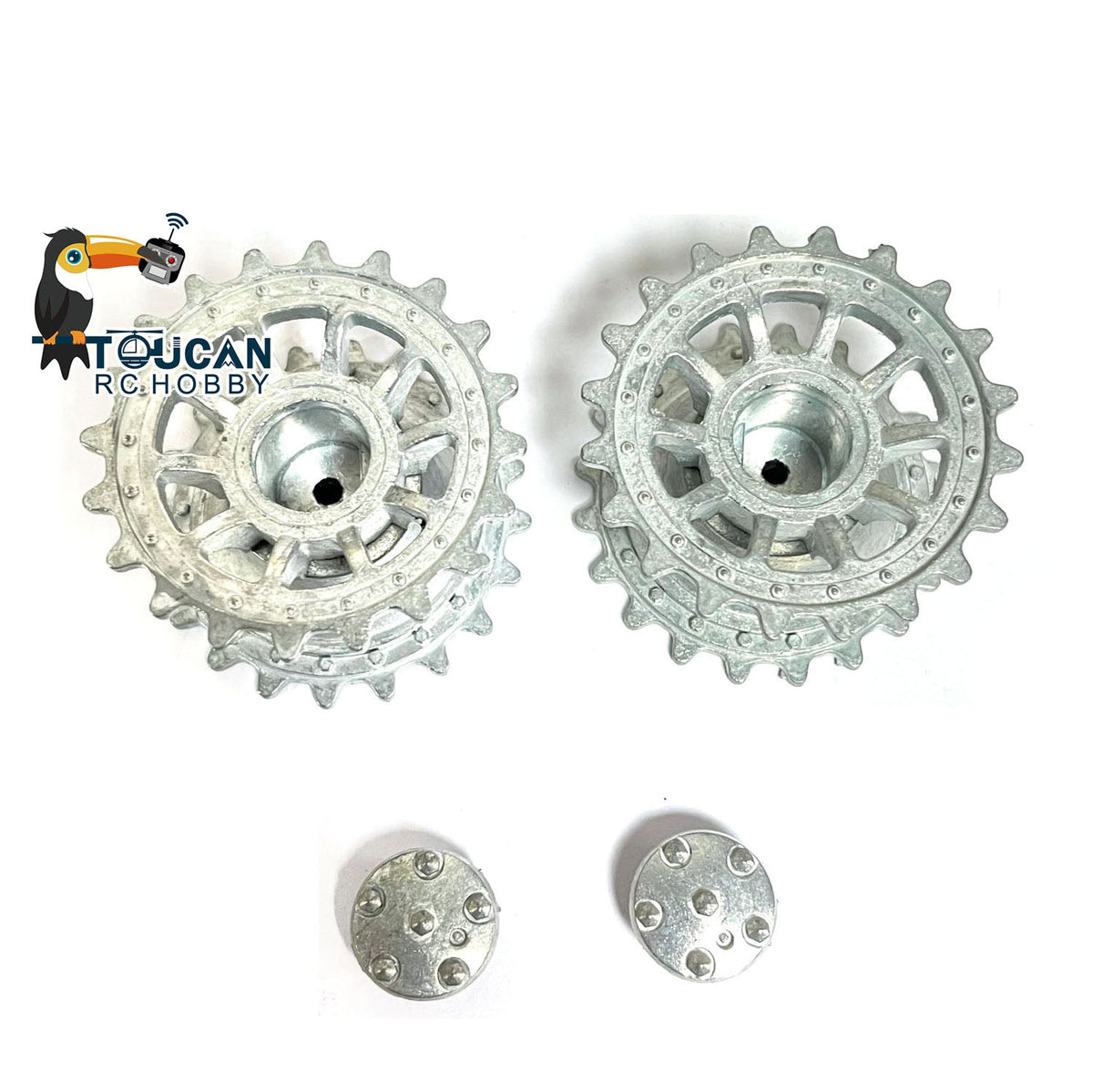 IN Stock Henglong Metal Sprockets Wheels Suitable for 1/16 Scale 2.4Ghz German Tiger I 3818 German Panther 3819 RC Tank Model Accessories