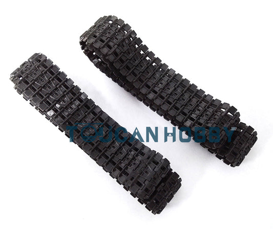 Plastic Tracks Sprockets Road Wheels Idlers Telescopic Barrel Accessories Pack Decal For Henglong DIY 1/16 RC 3878 Tank Model