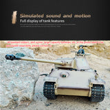 Henglong RTR 1/16 7.0 RC Tank German Panther G 3879 Steel Gearbox BB IR Sound Smoking 2.4G Radio 1800MAH Battery 320 Degree