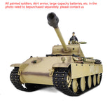 Henglong RTR 1/16 7.0 RC Tank German Panther G 3879 Steel Gearbox BB IR Sound Smoking 2.4G Radio 1800MAH Battery 320 Degree