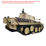 Henglong RTR 1/16 7.0 RC Tank German Panther G 3879 Steel Gearbox BB IR Sound Smoking 2.4G Radio 1800MAH Battery 320 Degree