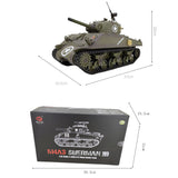 Plastic Henglong 1/16 7.0 RC Tank M4A3 Sherman 3898 320?? Turret Barrel Recoil BB IR Smoking Steel Gearbox Battery 2.4G Radio
