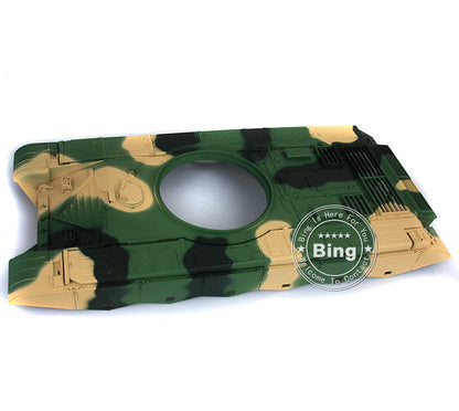 Plastic Upper Hull Spare Part For Henglong 1/16 Scale RC Tank China ZTZ 99 3899/German Stug III 3868/German Panzer III L 3848/USA M26 Pershing 3838