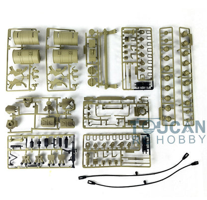 Heng Long Plastic Tracks Sprockets Road Wheels Idlers Accessories Package Decal For 3908 British Challenger II RC Tank Model