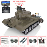 1/16 Scale TK7.0 Henglong Customized Version M26 Pershing Ready To Run Radio Controlled Model Tank 3838 Metal Track Wheels FPV
