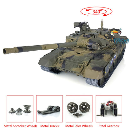 Henglong 1/16 TK7.0 Promotion Russian T90 3938 RTR RC Tank Model BB IR Smoke Metal Tracks Sprockets Idlers Wheels Steel Gearbox