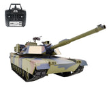 2.4G Henglong 1/16 7.0 Mainboard Plastic M1A2 Abrams RTR RC Tank 3918 Barrel Recoil BB IR Battery Smoke Radio 320 Degree Turret
