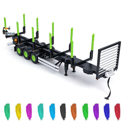TOUCAN RC HOBBY 1/14 Finished Trailer for Logging Truck 1/14 Scale RC Tractor Model